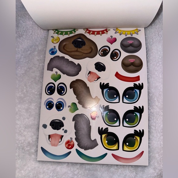 New Silly Pets Sticker Face Book - Picture 4 of 6